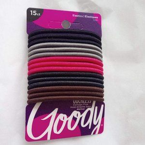 New 15 Count Goody Ouchless Hair Elastics